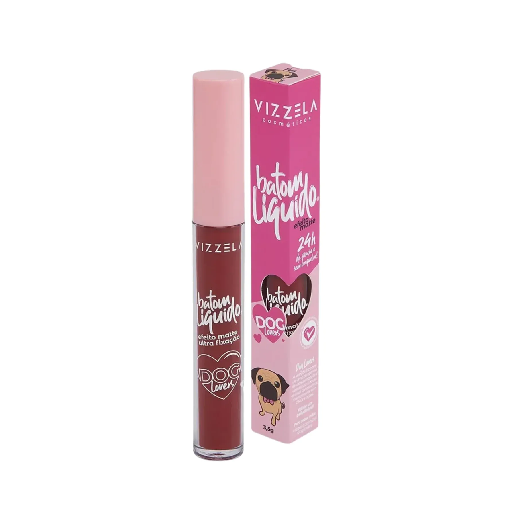Batom Líquido Vizzela Cor 10 Pug